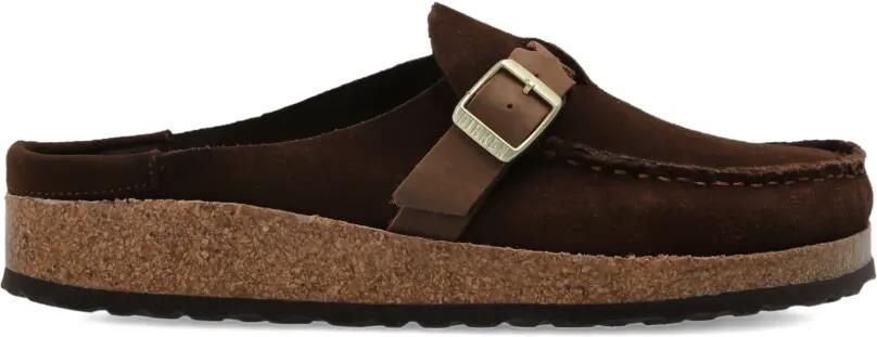 Birkenstock Buckley gevlochten klompen Bruin