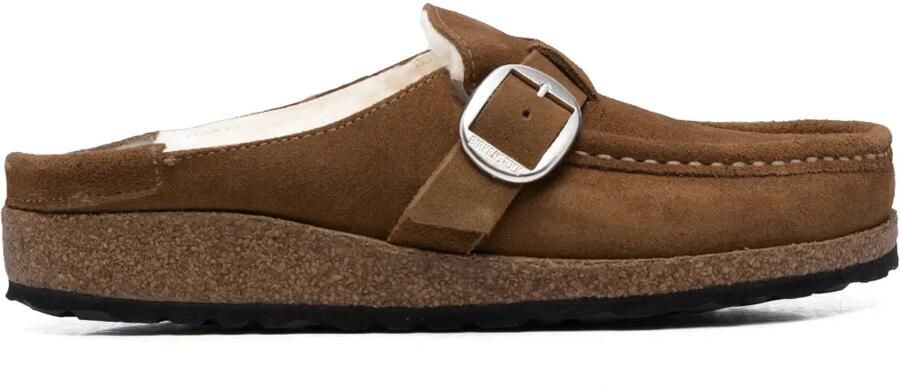Birkenstock Buckley gevoerde klompen Bruin