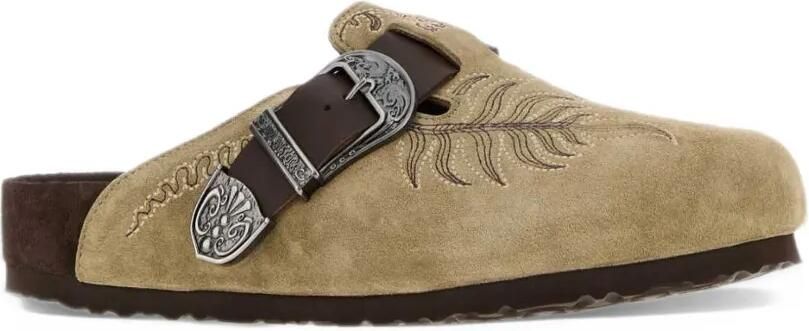 Birkenstock Etro Boston embroidery mules Beige - Foto 2