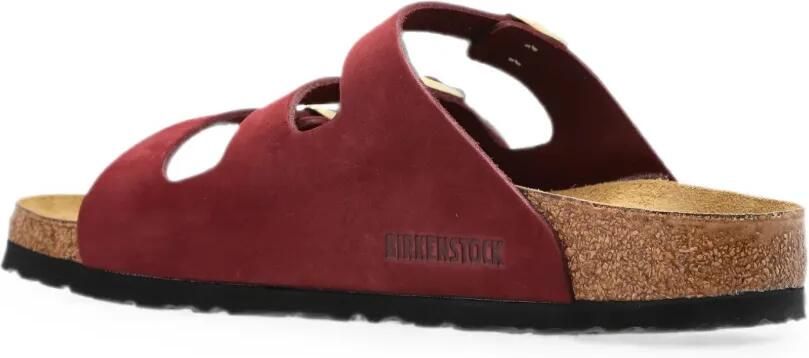 Birkenstock Florida Fresh leren sandalen Rood - Foto 4