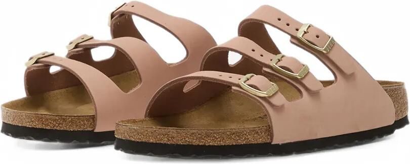 Birkenstock Florida Fresh nubuck leather sandals Roze - Foto 3
