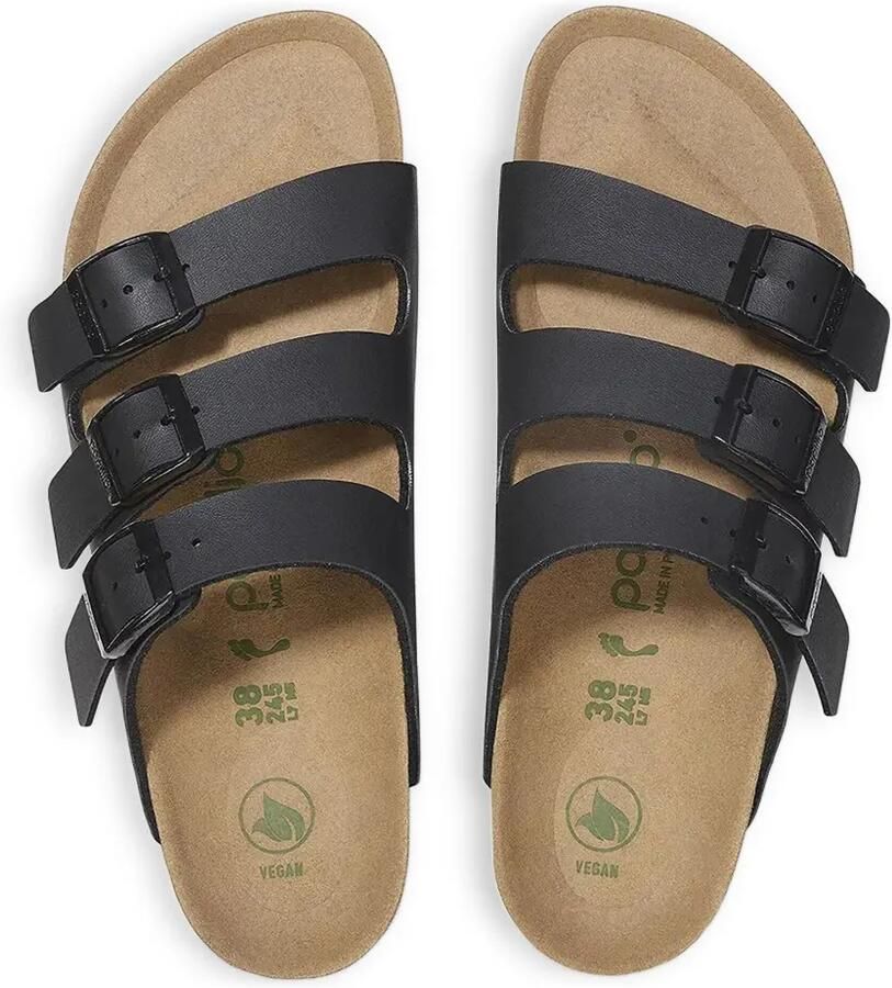 Birkenstock Florida sandalen met drievoudig bandje en plateauzool Zwart - Foto 2