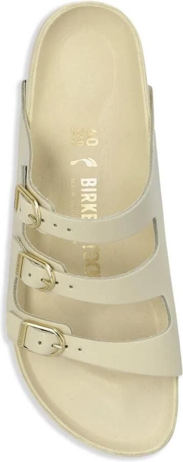 Birkenstock Florida sandalen met drievoudige gesp Beige - Foto 3