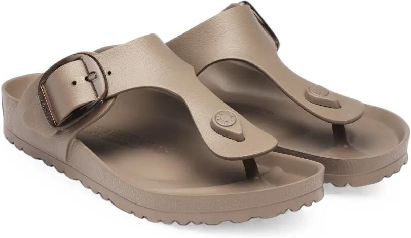 Birkenstock Gizeh Big slippers met gesp Bruin - Foto 5