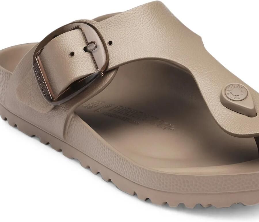 Birkenstock Gizeh Big slippers met gesp Bruin - Foto 2