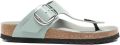 Birkenstock Gizeh sandalen met gespsluiting Groen - Groen
