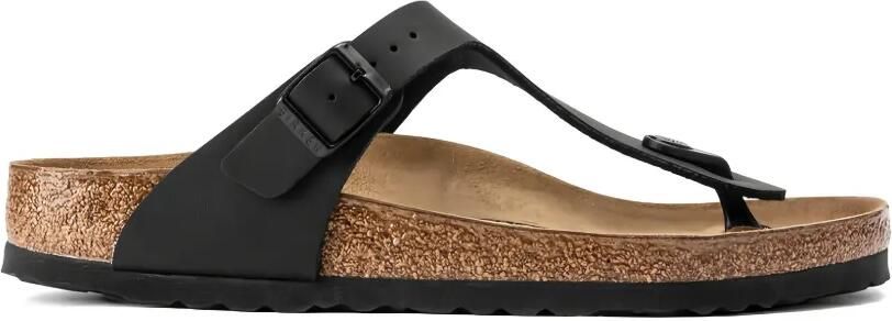 Birkenstock Gizeh sandalen met T-bandje Zwart