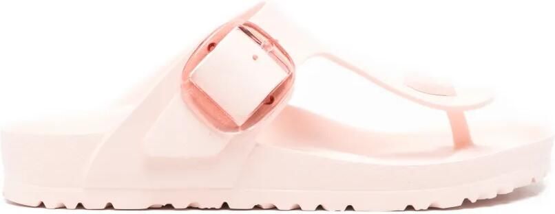 Birkenstock Gizeh slippers met gespsluiting Roze