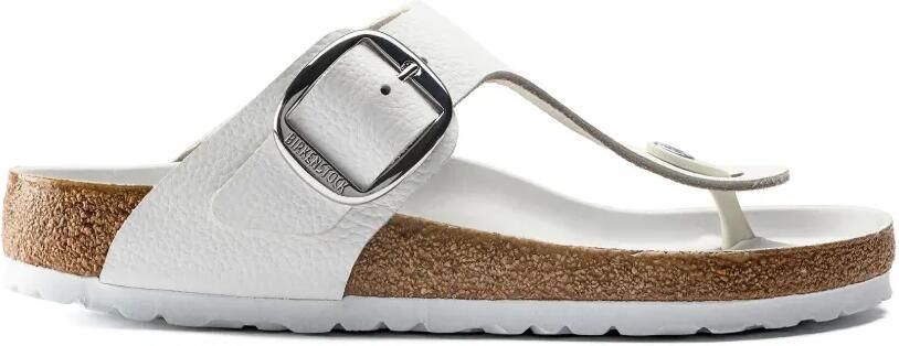 Birkenstock Grote teenslippers met gesp Wit
