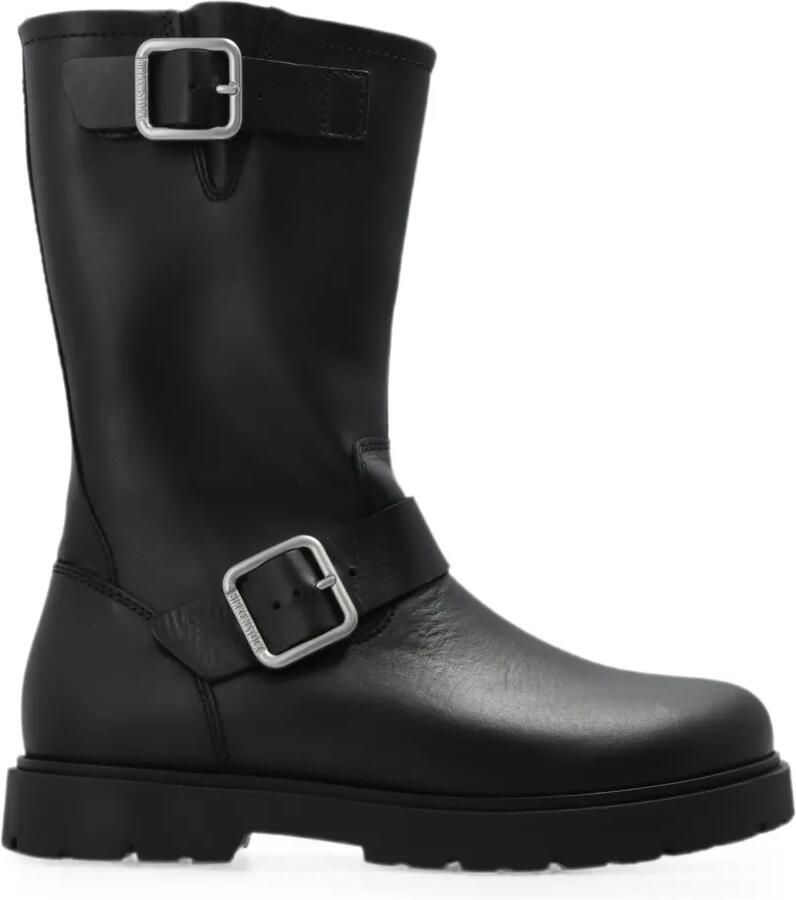 Birkenstock Highwood enkellaarzen met gespsluiting Zwart
