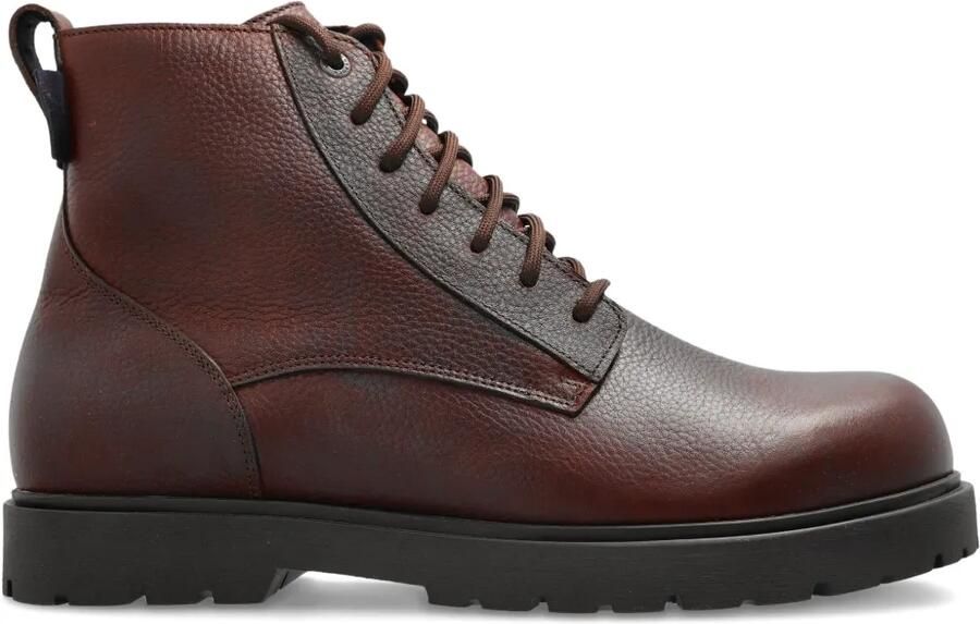 Birkenstock Highwood Lace Mid M leren laarzen Bruin