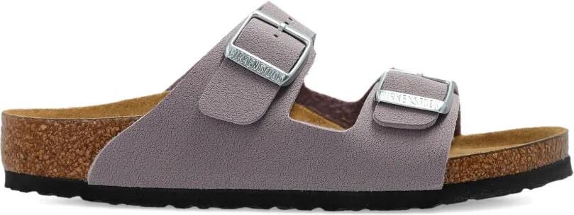 Birkenstock Kids Arizona Bs sandalen met gesp Paars