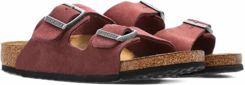 Birkenstock Kids Arizona sandalen met gespsluiting Rood