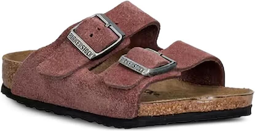 Birkenstock Kids Arizona sandalen met gesp Rood