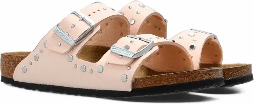 Birkenstock Kids Arizona Rivet Border sandalen Roze