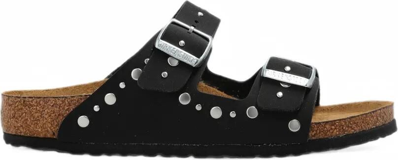 Birkenstock Kids Arizona slippers met ringlets Zwart - Foto 4