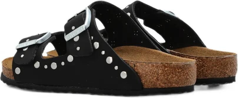 Birkenstock Kids Arizona slippers met ringlets Zwart - Foto 3