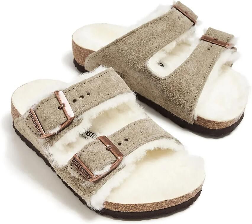 Birkenstock Kids Arizona sandalen Beige
