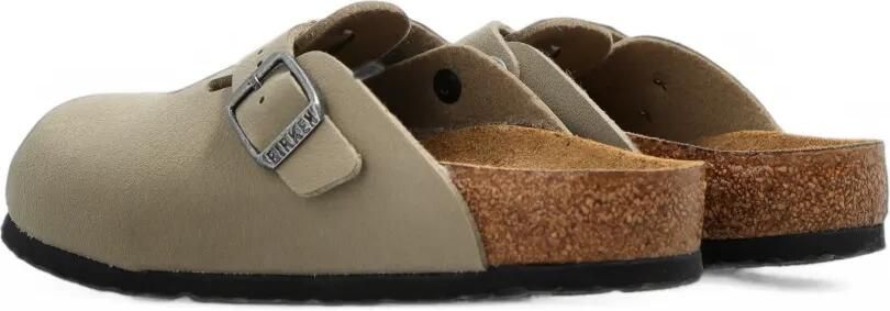 Birkenstock Kids Boston slippers met gespbandje Beige - Foto 4