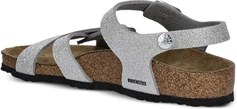 Birkenstock Kids Kumba sandalen met glitter-effect en gesp Zilver - Foto 5