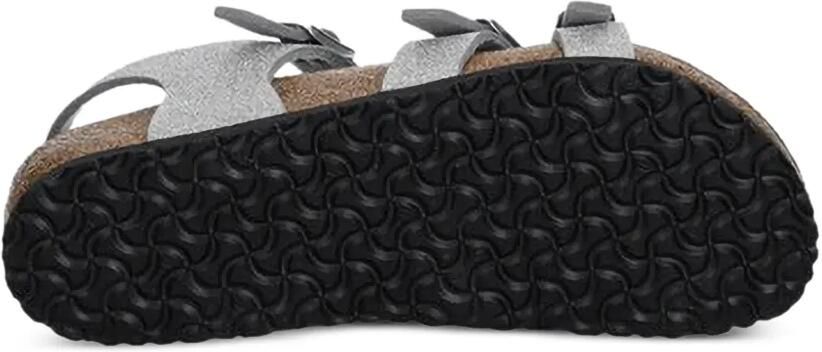 Birkenstock Kids Kumba sandalen met glitter-effect en gesp Zilver - Foto 4