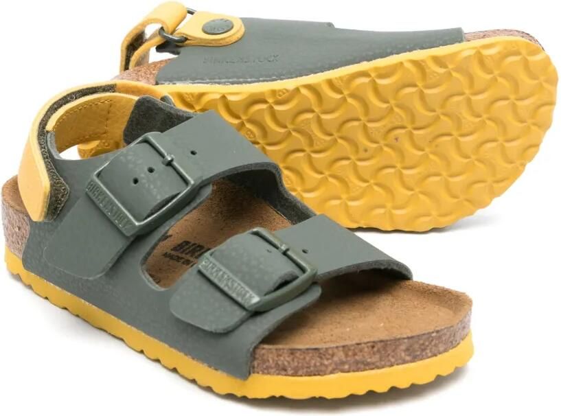 Birkenstock Kids Milano AS sandalen Groen - Foto 3