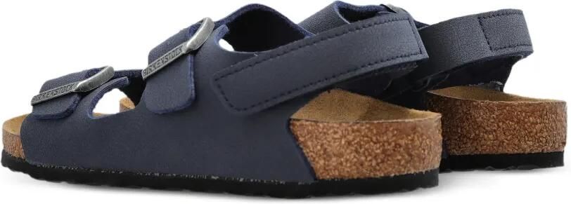 Birkenstock Kids Milano AS sandalen met gesp Blauw