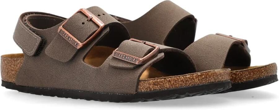 Birkenstock Kids Milano sandalen Bruin