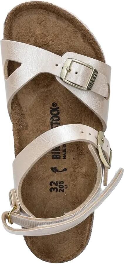 Birkenstock Kids Rio sandalen met gesp Beige - Foto 2