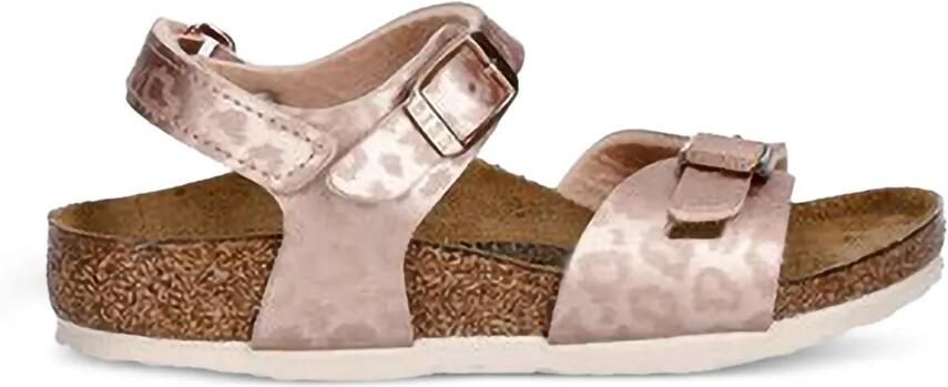 Birkenstock Kids Rio sandalen met luipaardprint en gespsluiting Roze - Foto 5