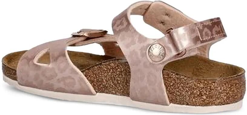 Birkenstock Kids Rio sandalen met luipaardprint en gespsluiting Roze - Foto 3