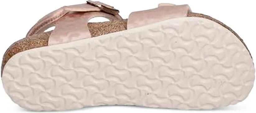 Birkenstock Kids Rio sandalen met luipaardprint en gespsluiting Roze - Foto 4
