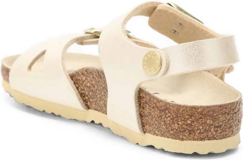 Birkenstock Kids Rio sandalen met gesp Beige - Foto 3