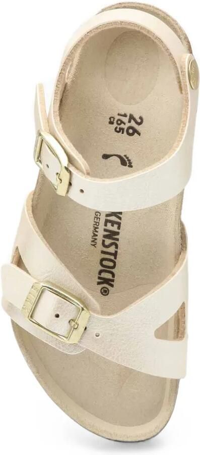 Birkenstock Kids Rio sandalen met gesp Beige - Foto 4