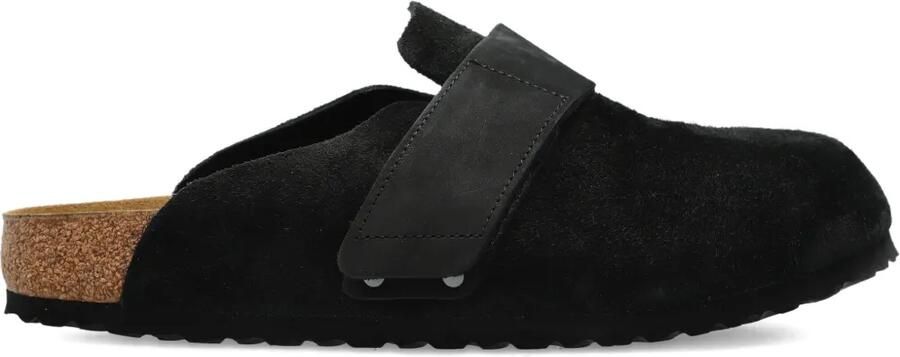 Birkenstock Loma suède muiltjes Zwart