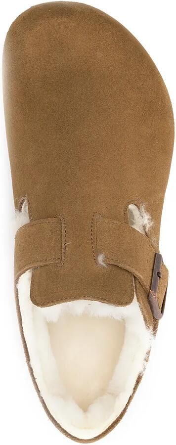 Birkenstock London lammy sandalen Bruin - Foto 4