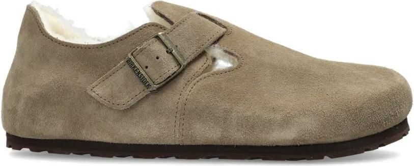 Birkenstock London lammy suède schoenen Beige