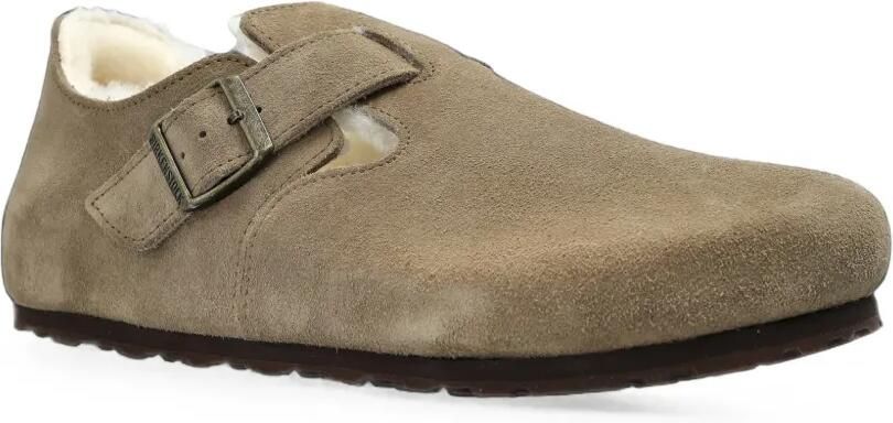 Birkenstock London lammy suède schoenen Beige - Foto 4