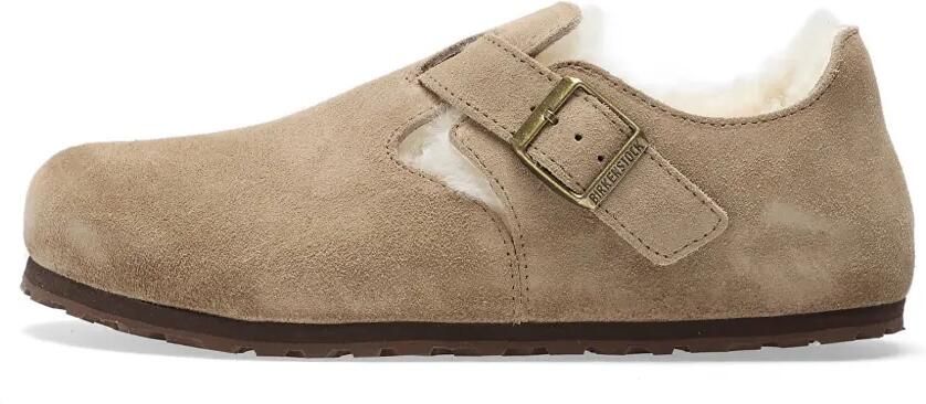 Birkenstock London lammy suède sneakers Beige