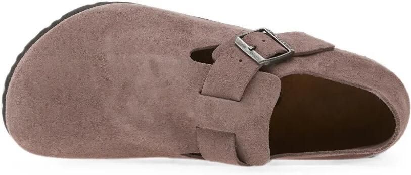 Birkenstock London loafers met gespbandje Bruin - Foto 3