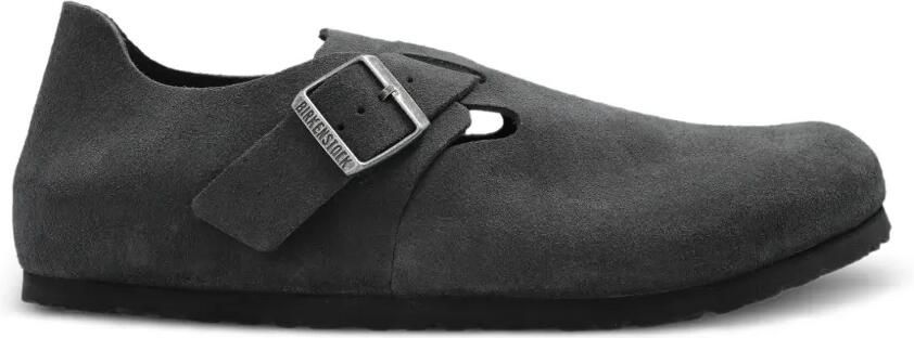 Birkenstock London loafers met gespbandje Grijs
