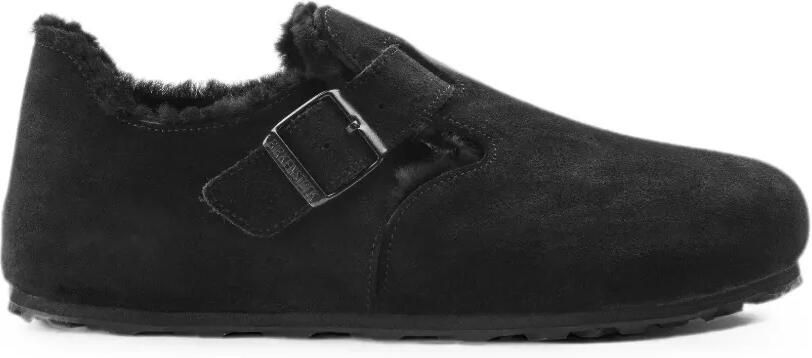 Birkenstock London sneakers met lammy voering Zwart