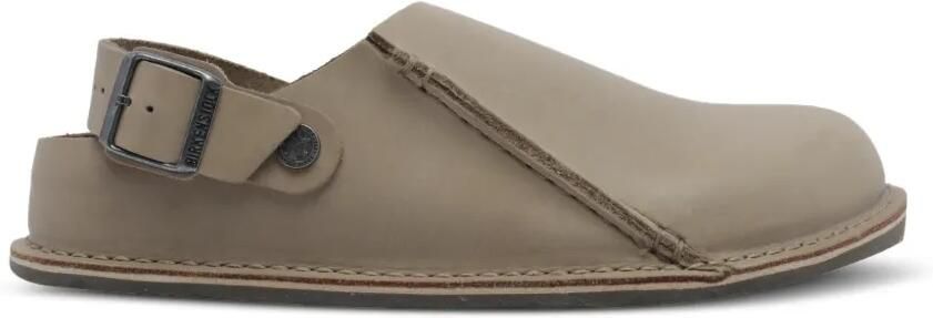 Birkenstock Lutry Premium leren muiltjes Beige