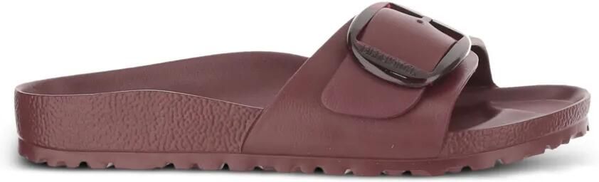 Birkenstock Madrid Big Buckle platte sandalen Rood