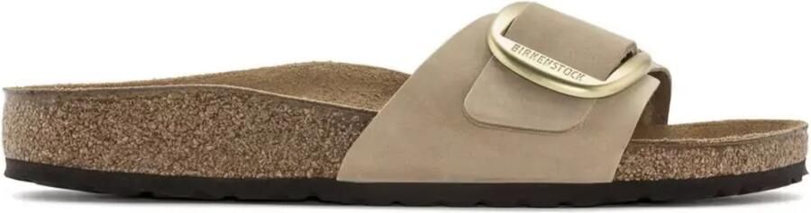 Birkenstock Madrid Big Buckle slippers Beige
