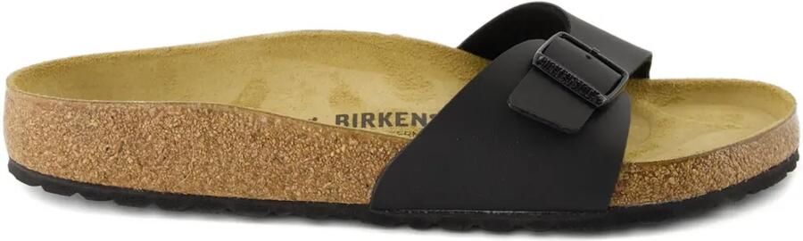 Birkenstock Madrid sandalen met enkele band en gesp Zwart