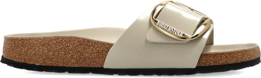 Birkenstock Madrid sandalen met gesp Beige
