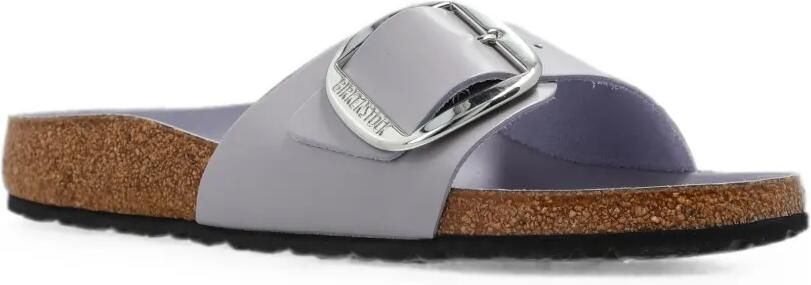 Birkenstock Madrid slippers met gesp Paars - Foto 5