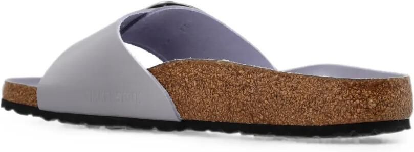 Birkenstock Madrid slippers met gesp Paars - Foto 4