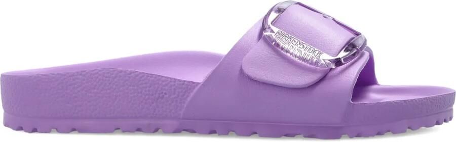Birkenstock Madrid slippers met gespsluiting Paars